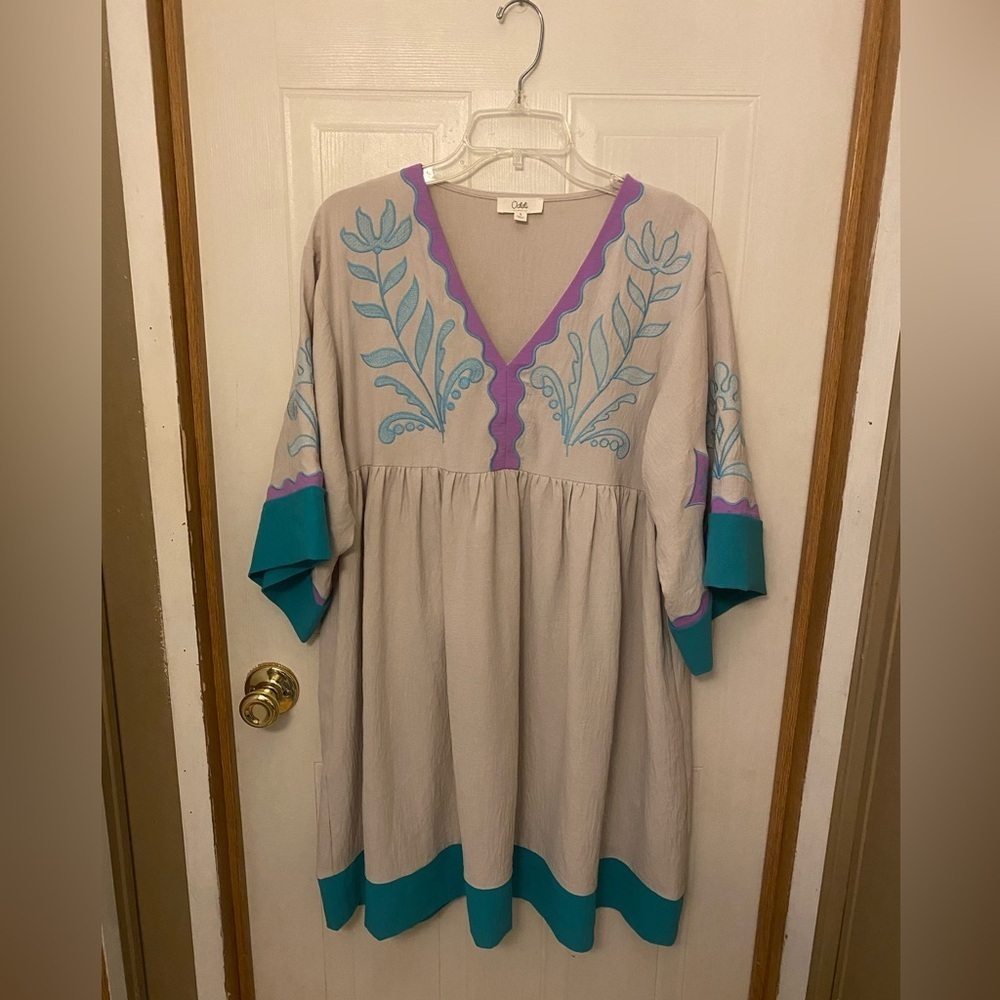 Oddi Tequila Toast Embroidered Dress - Picture 3 of 9